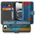 iPhone 16e Book Style Case Wood Heart Cadeau voor je Vriend design hart boekhoesje aanzicht