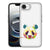 Apple iPhone 16e hoesje Panda Color panda illustratie achterkant