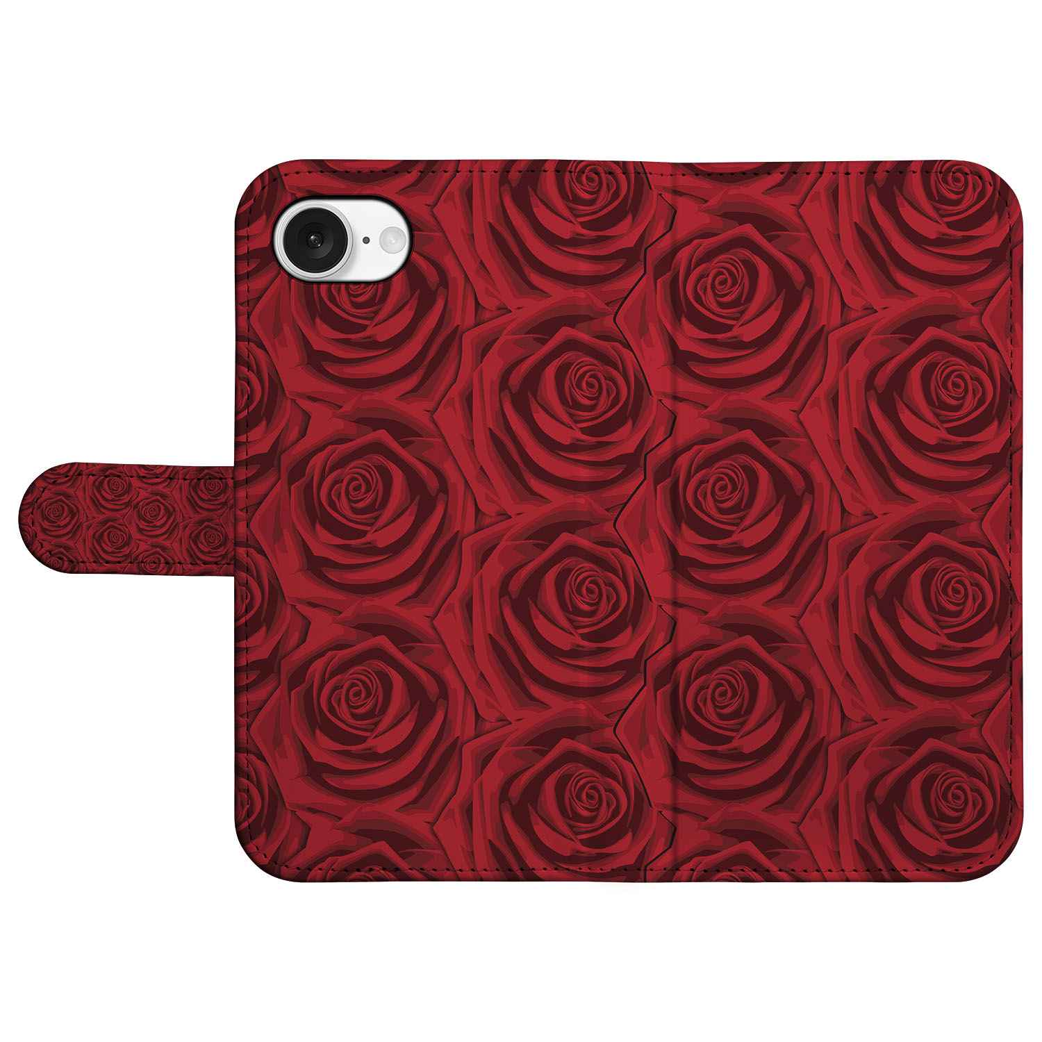 iPhone 16e Hoesje Red Roses telefoonhoesje design Red Roses aanzicht