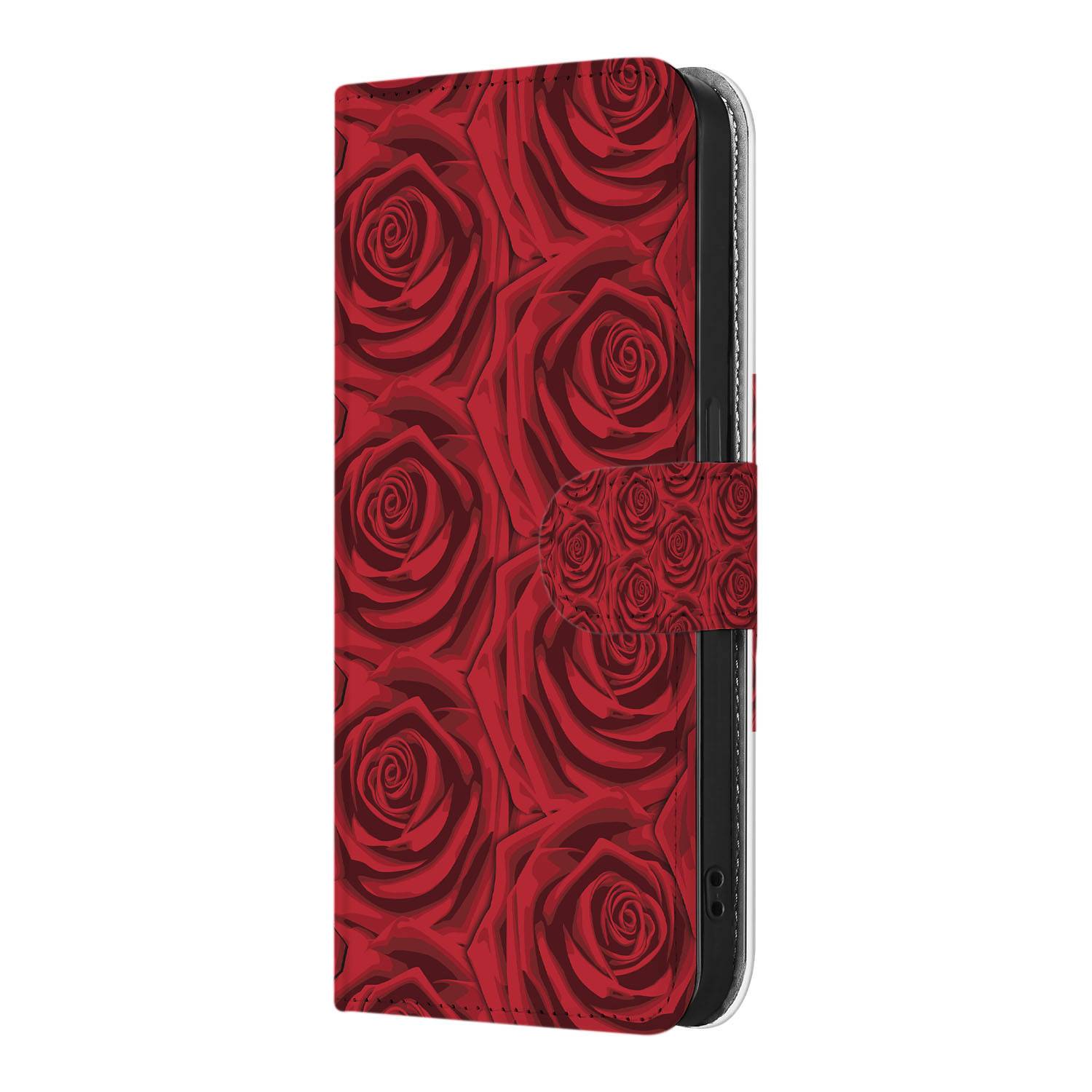 iPhone 16e Hoesje Red Roses hoesje design Red Roses aanzicht