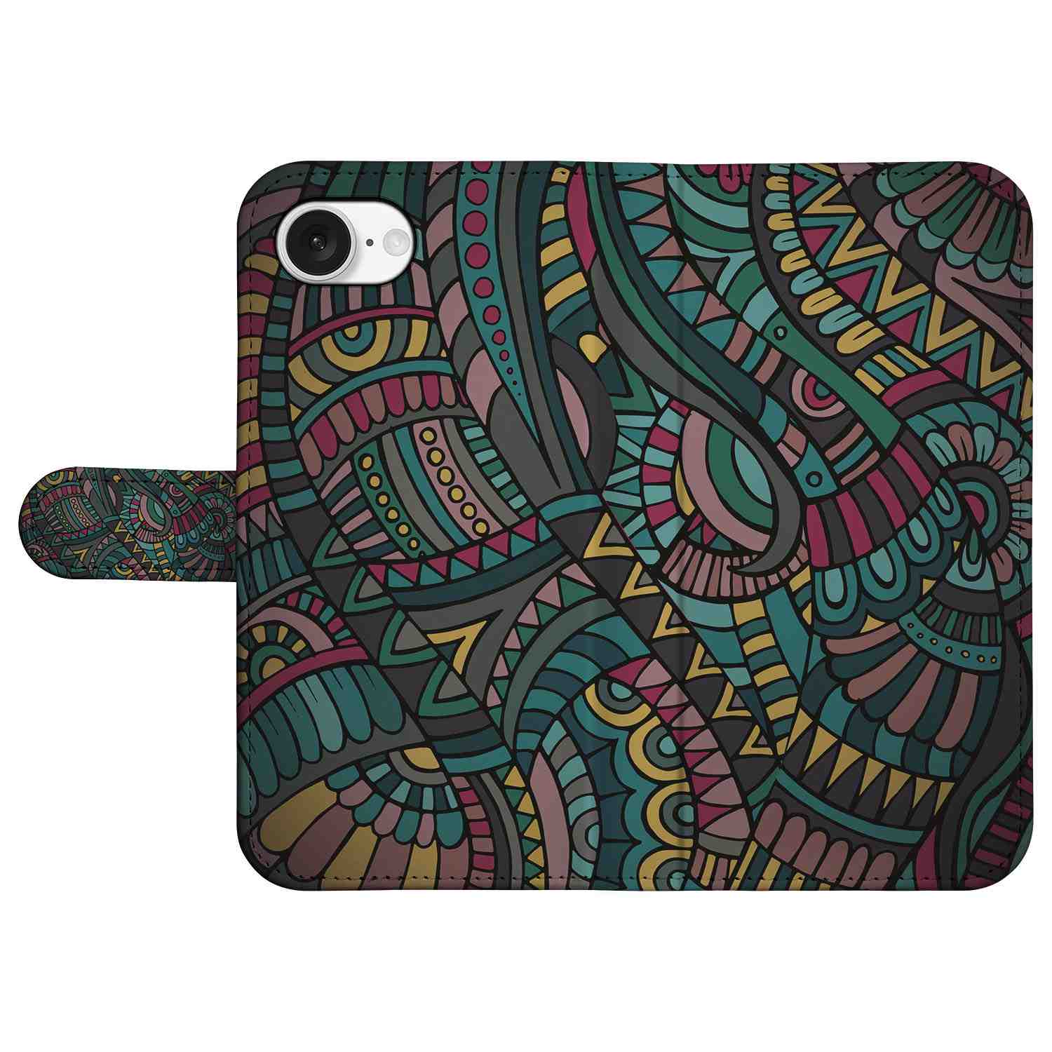 iPhone 16e Telefoon Hoesje Aztec hoesje design Aztec aanzicht