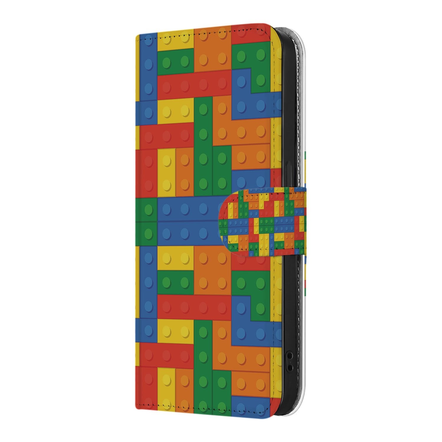 iPhone 16e Telefoon Hoesje Blokken telefoonhoesje blokken design aanzicht