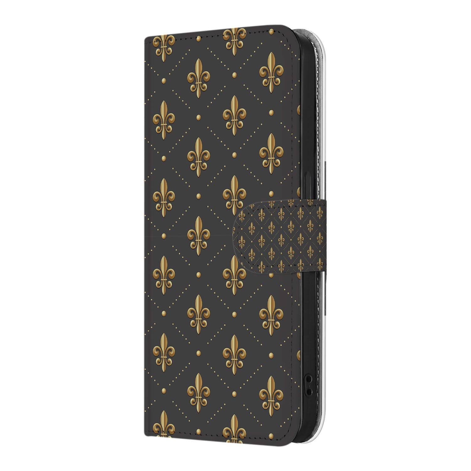 iPhone 16e Telefoon Hoesje Franse Lelie telefoonhoesje Franse lelie aanzicht
