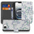 iPhone 16e Uniek Hoesje Blossom White boek hoes bloemen design voorzijde