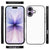 iPhone 17 Back Cover – Wit Zwart back cover minimalist design zwart wit
