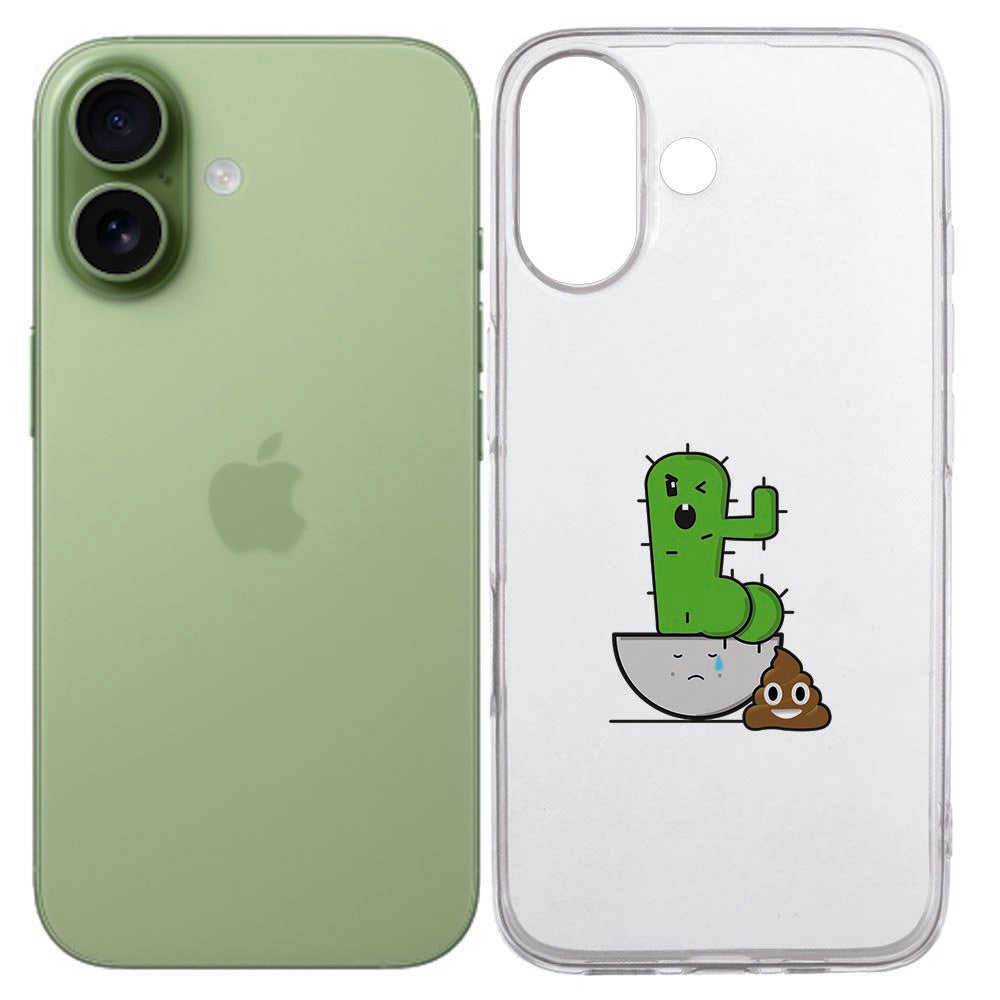 Siliconen hoesje Apple iPhone 17 Cactus Poo