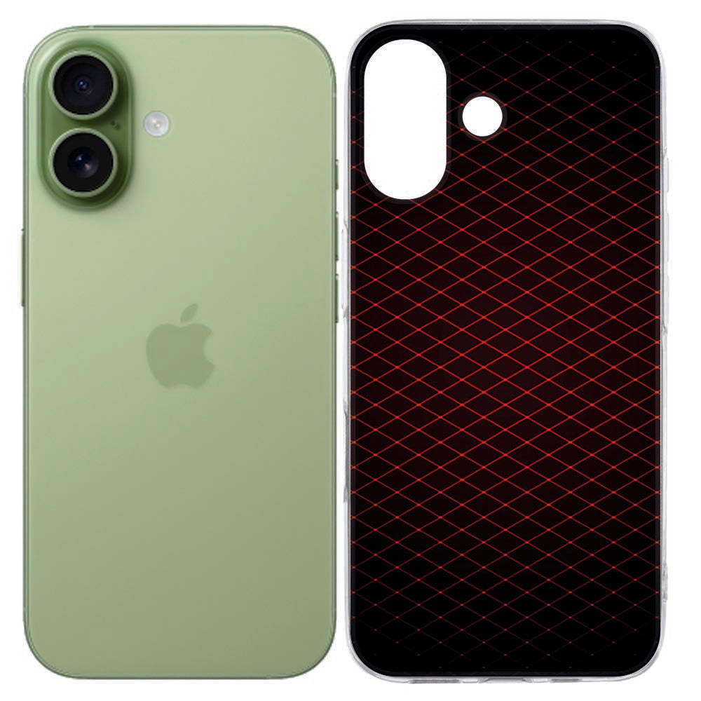 TPU Hoesje Apple iPhone 17 Geruit Rood