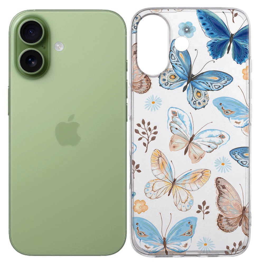 Siliconen hoesje Apple iPhone 17 Vlinder