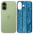 Siliconen hoesje Apple iPhone 17 Wood Blue
