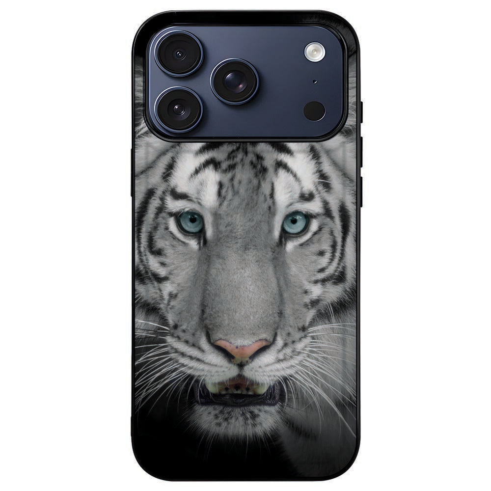 iPhone 18 Pro Max gehuld in het Tijger hoesje, verhoogde rand rondom het camera-eiland