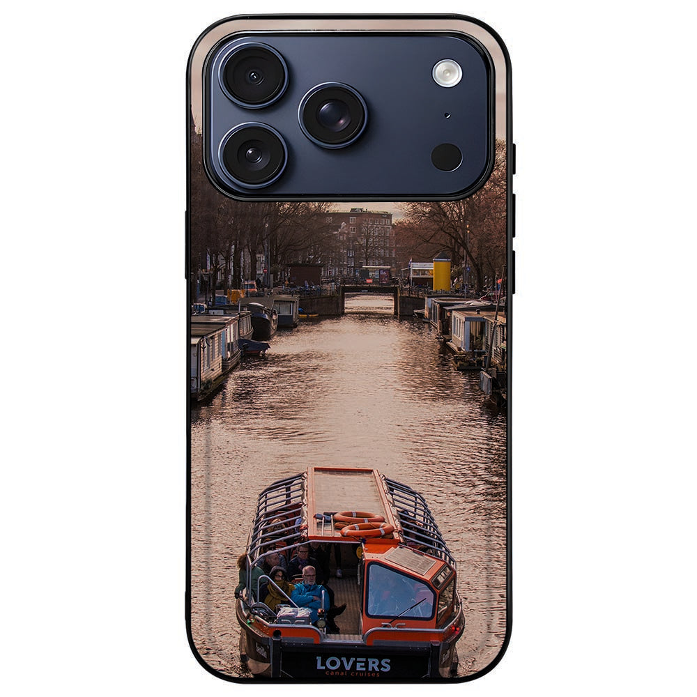 iPhone 17 Pro hoesje ontwerpen met foto Custom back cover boot canal