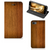 iPhone 7 | 8 | SE (2020) | SE (2022) Book Wallet Case Donker Hout voorkant achterkant aanzicht