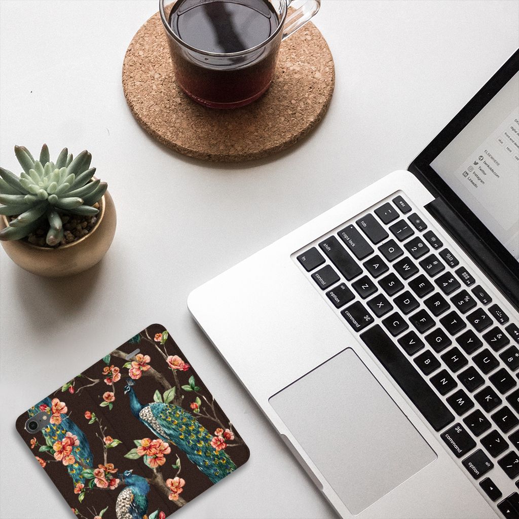 iPhone 7 | 8 | SE (2020) | SE (2022) Hoesje maken Pauw met Bloemen