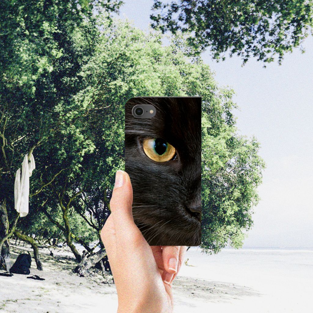 iPhone 7 | 8 | SE (2020) | SE (2022) Hoesje maken Zwarte Kat