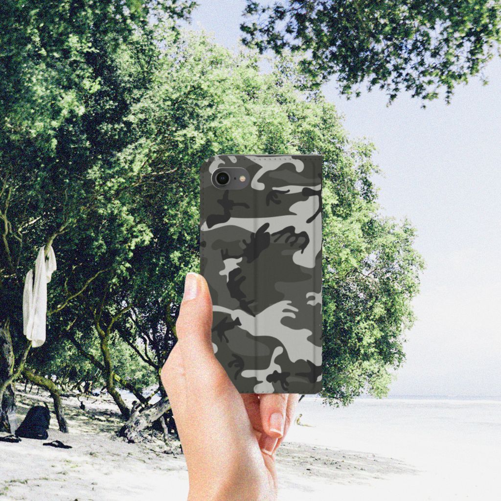 iPhone 7 | 8 | SE (2020) | SE (2022) Hoesje met Magneet Army Light