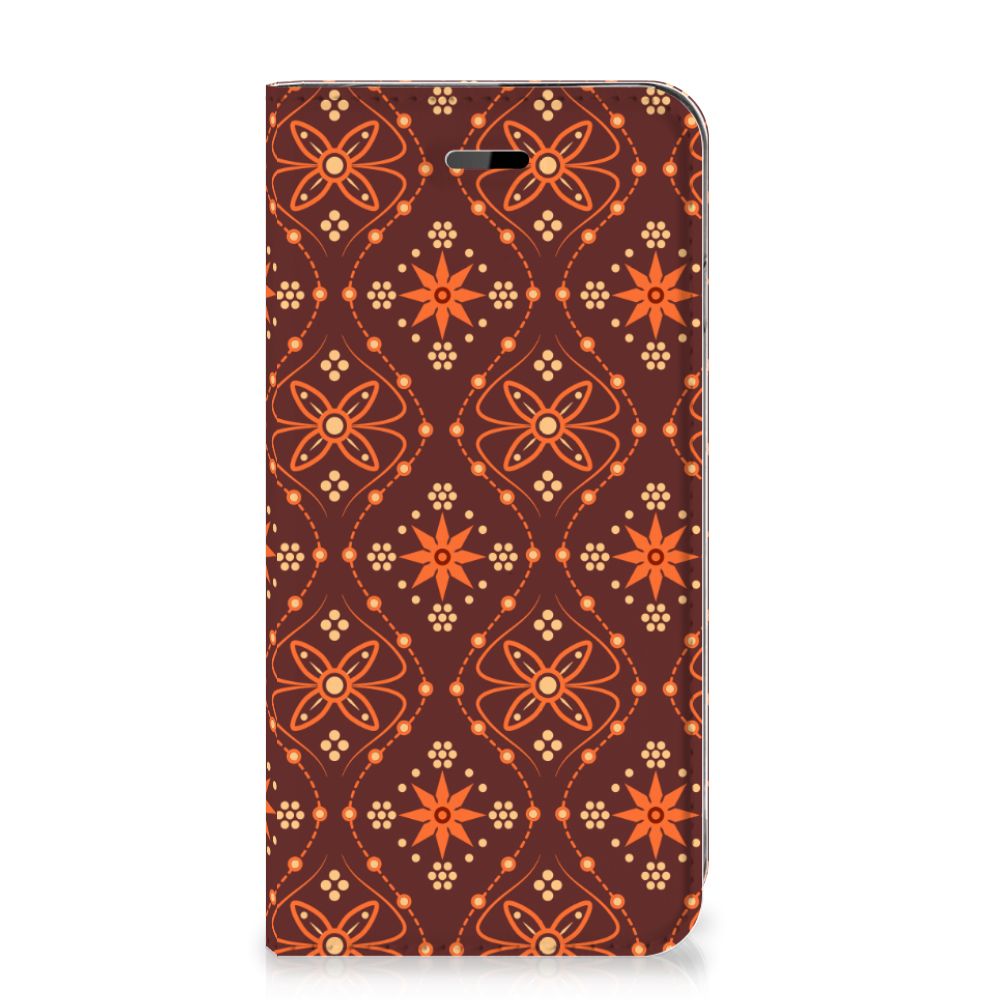iPhone 7 | 8 | SE (2020) | SE (2022) Hoesje met Magneet Batik Brown