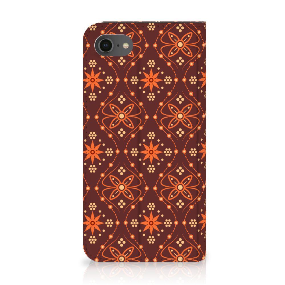 iPhone 7 | 8 | SE (2020) | SE (2022) Hoesje met Magneet Batik Brown