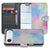 iPhone Air Book Case Watercolor Light pastel ontwerp voorkant