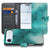 iPhone Air Bookcase Hoesje Painting Blue binnenkant design voorkant