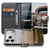 iPhone 18 Pro bookcase hoesje Vintage Auto, open en gesloten naast elkaar