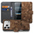 iPhone 18 Pro bookcase Wooden Cubes open en dicht naast elkaar met bruin kubuspatroon