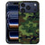 Army Dark iPhone 18 Pro Max hoesje met donkere camouflageprint op kunstleer