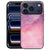 Back cover iPhone 18 Pro Max Pink Purple Paint met roze en paarse aquarelvlekken op de achterkant