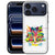 Cat Color back cover voor iPhone 18 Pro Max met kleurrijke kattenillustratie op zwart