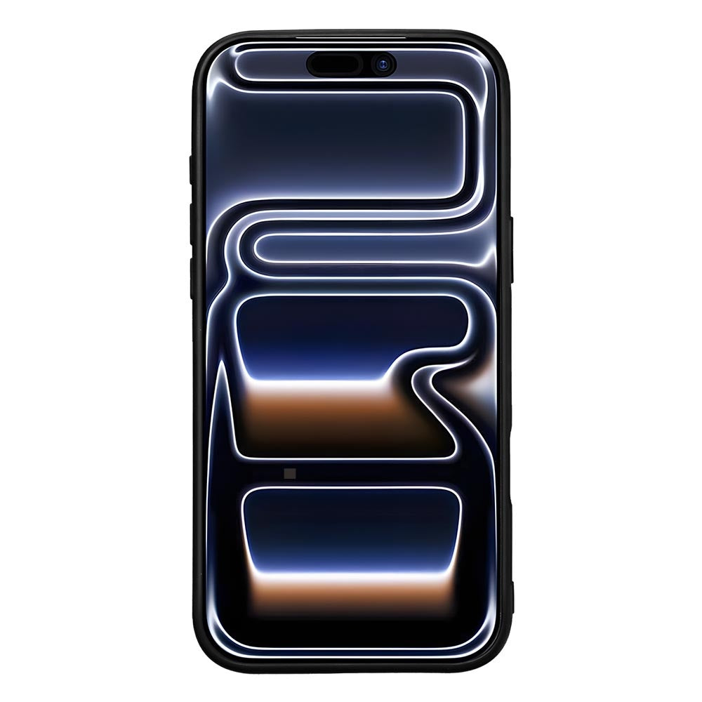 Detail van de gorillavacht in bruintinten op het kunstleer van het iPhone 18 Pro Max hoesje