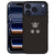 Gorilla iPhone 18 Pro Max telefoonhoesje, bruine gorilla-illustratie met zwarte contouren op de achterkant