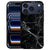 Marmer Zwart iPhone 18 Pro Max hoesje van achteren met donkere marmerprint en lichte aders