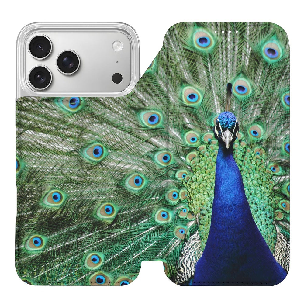 Book Case Apple iPhone 18 Pro Max Pauw pauwpatroon design bovenaanzicht