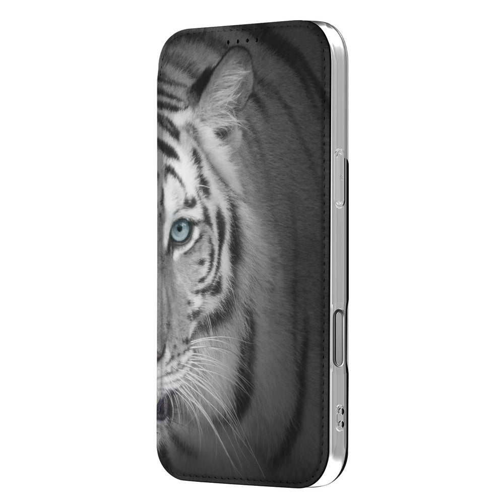 Telefoonhoesje Apple iPhone 18 Pro Max Tijger tijgerprint design voorzijde
