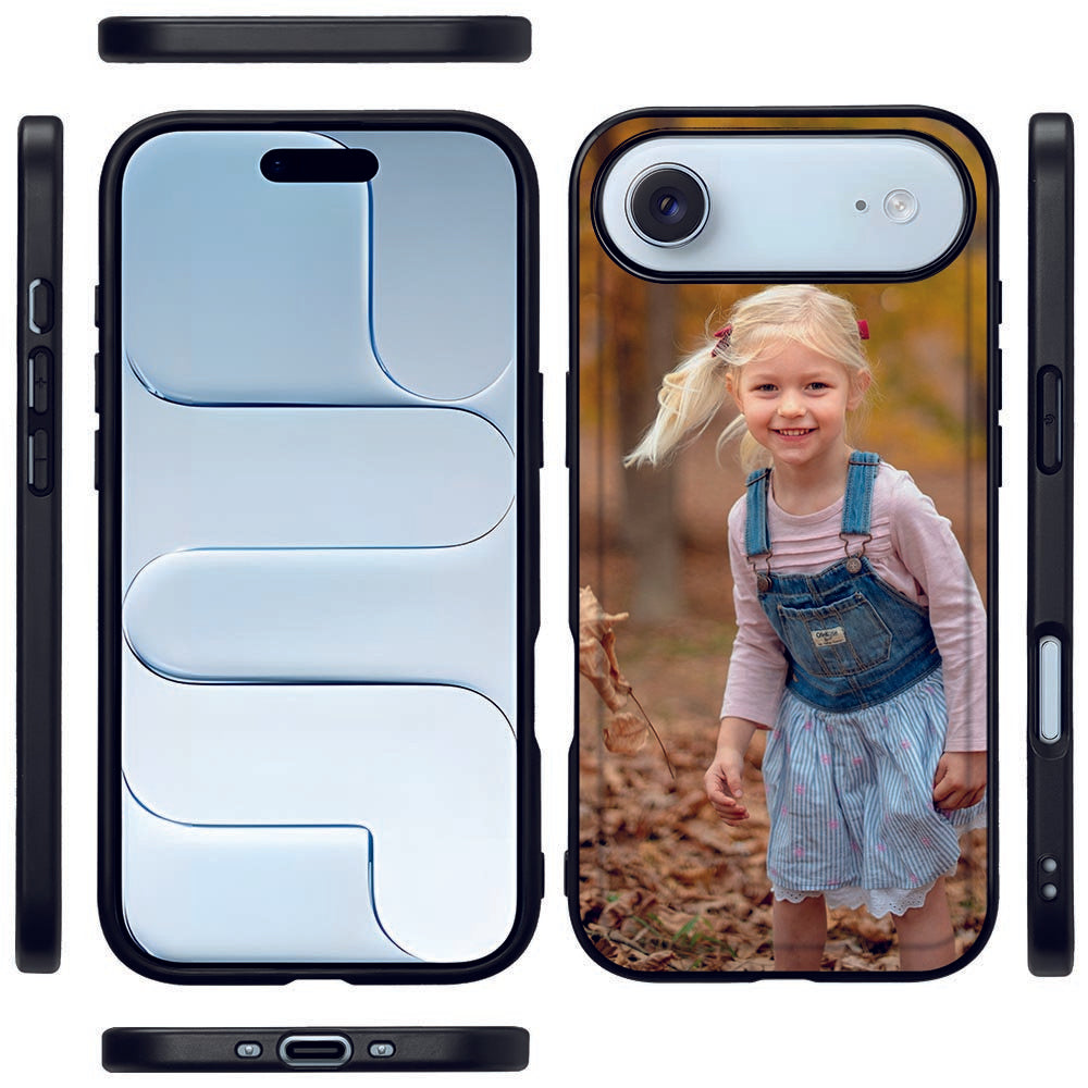 iPhone Air Back Cover Hoesje Maken met Foto ontwerp meisje portret aanzicht