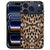 Leopard iPhone 18 Pro Max hoesje met bruine en beige luipaardvlekken op de kunstleren achterkant