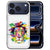 Lion Color iPhone 18 Pro back cover met kleurrijke leeuwenkop op de achterkant