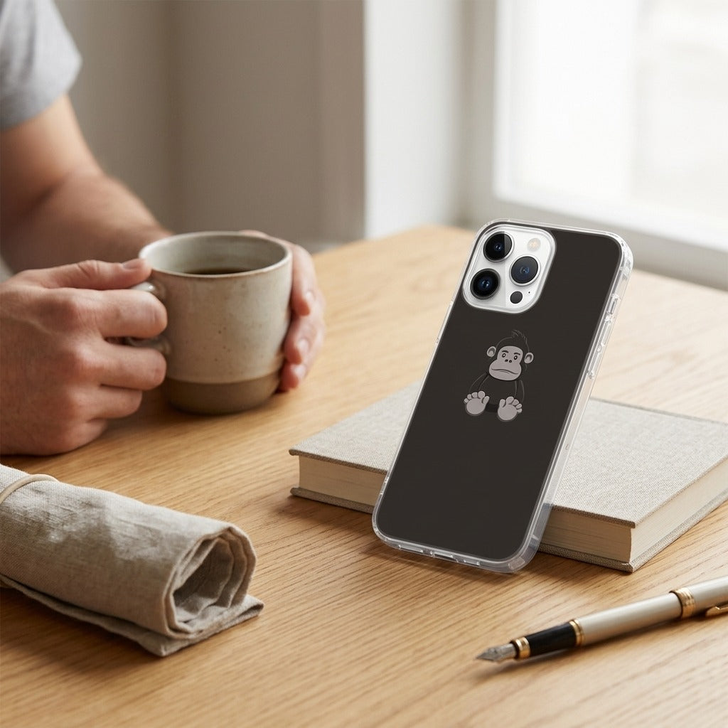 TPU hoesje OPPO Reno15 Gorilla - lifestyle foto in huiselijke setting