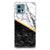 otorola Moto G72 Anti-Shock Hoesje Marmer Wit Zwart - Origineel Cadeau Man B2C Telecom