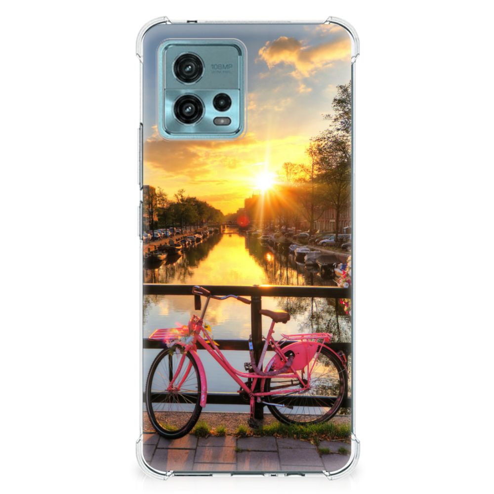 otorola Moto G72 Telefoonhoesje met valbescherming Amsterdamse Grachten B2C Telecom