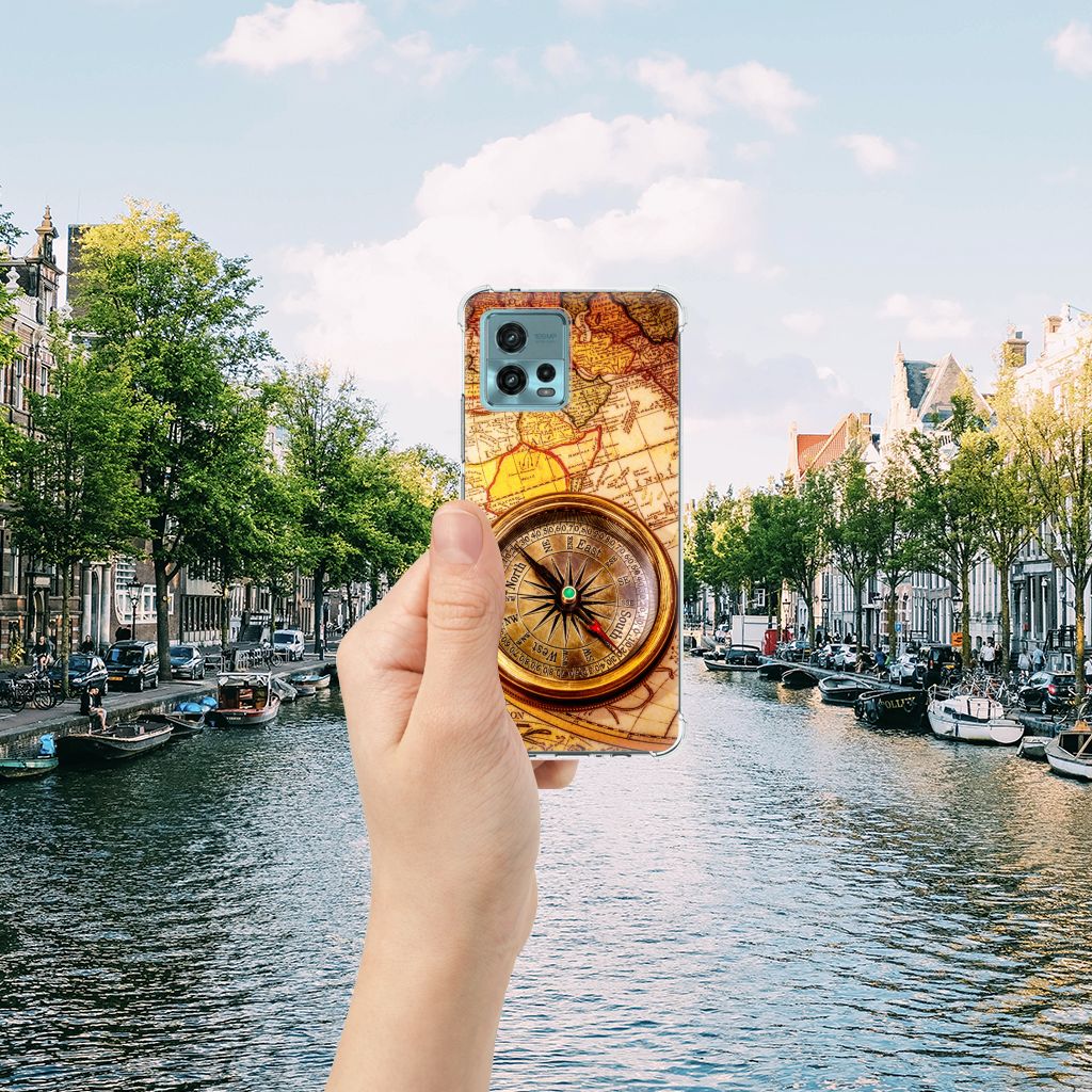 otorola Moto G72 Telefoonhoesje met valbescherming Kompas B2C Telecom