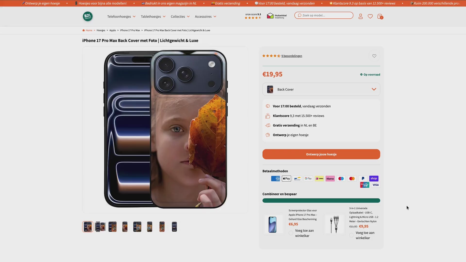 TPU Back Cover ontwerpen met eigen foto | Instructievideo hoesje personaliseren