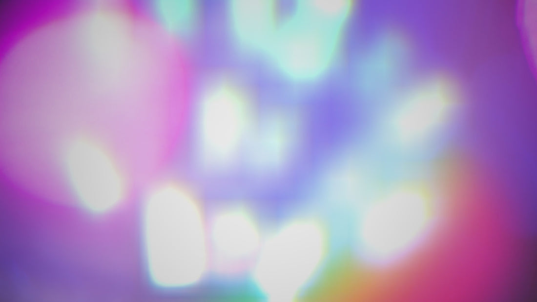 abstracte kleurenvervaging lichtreflectie bokeh