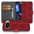 Google Pixel 10 Pro Red Roses Book Case voorkant detail