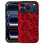 Red Roses iPhone 17 Pro Max Hoesje Zwart TPU PU Kunstleer voorzijde