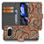 Retro Google Pixel 10 Pro Book Case designnaam retro patroon aanzicht