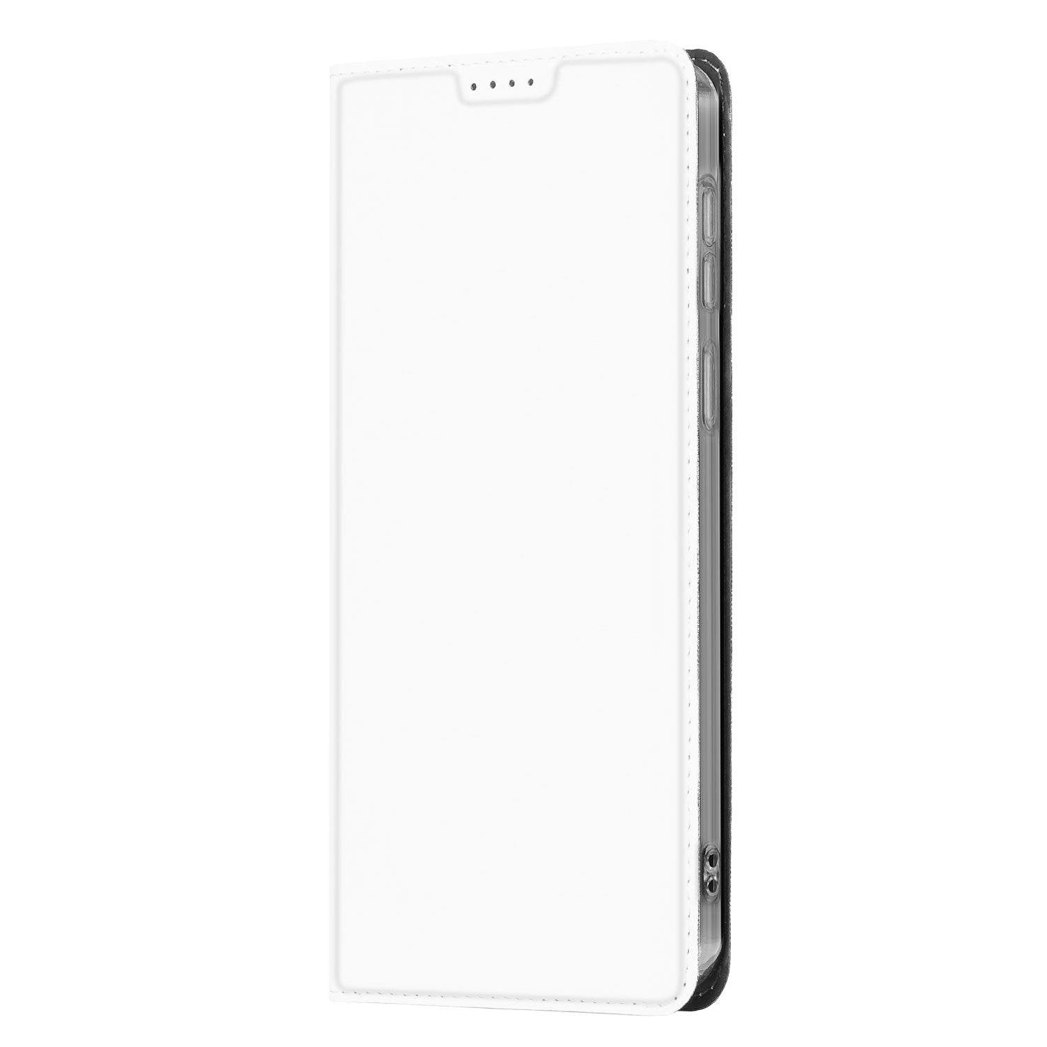 Dichte flap van witte Samsung Galaxy S25 FE hoes