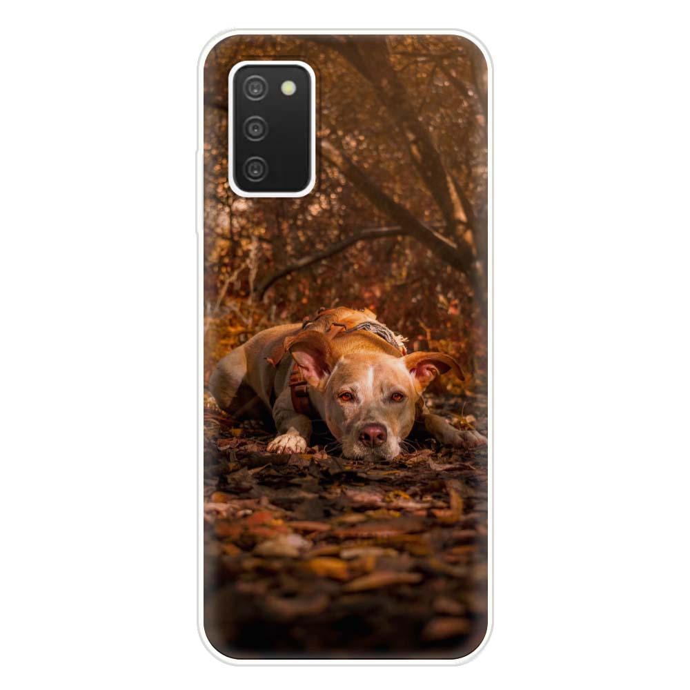 TPU Siliconen Samsung Galaxy A03s Zelf Hoesje Ontwerpen met Foto's