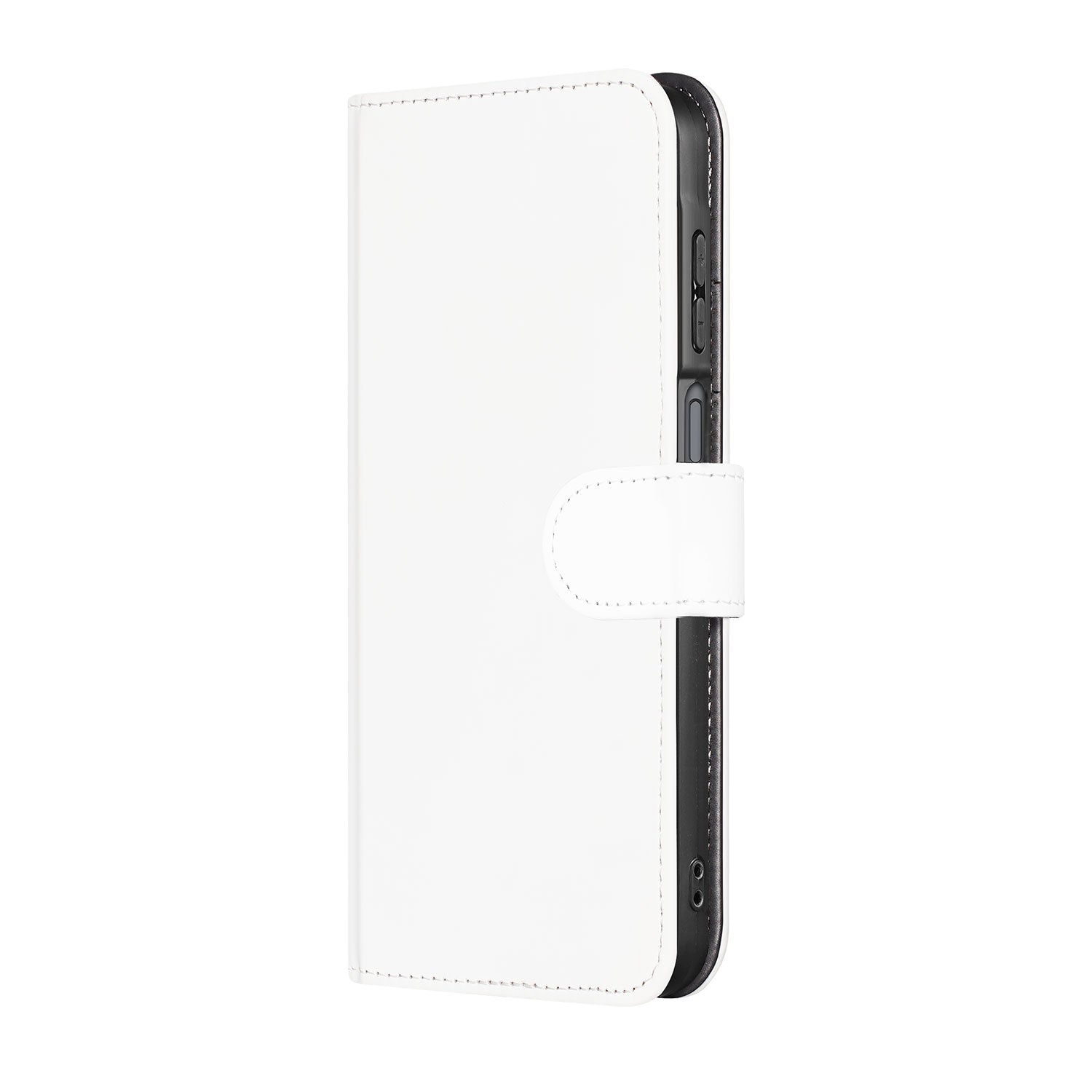 Samsung Galaxy A17 Boekhoes Met Pasjeshouder Kunstleer Wit Bescherming