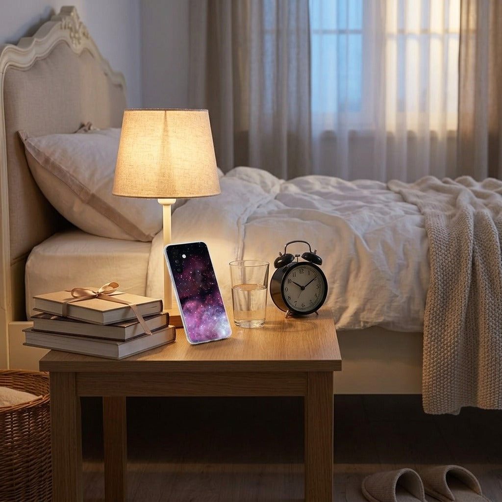 Samsung Galaxy A27 siliconen hoesje Galaxy - lifestyle foto in huiselijke setting