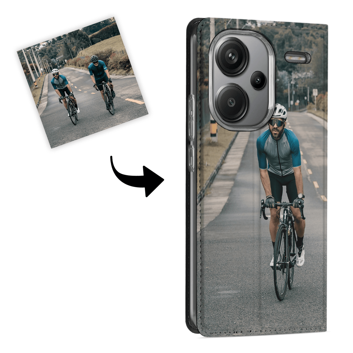 Stand Case Hoesje Maken voor de Xiaomi Redmi Note 13 Pro Plus